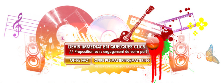 Bienvenue sur rrc duplication, sp�cialiste du pressage CD, DVD, de la duplication de K7 audio et video, studio d'enregistrement professionnel, mastering, pr&eacute;-mastering, authoring, design graphique, packaging, PAO.