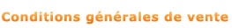 Conditions G�n�rales de Ventes